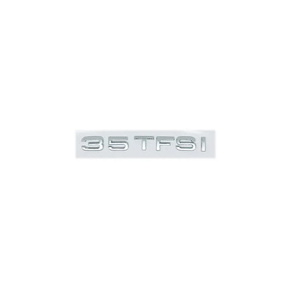Car Letter Logo Sticker for A5 suitable for tail bumper and trunk emblem applicable to 2.0 3.0 40TDI 35 40 45TFSI models