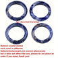 1Pc Natural Stone Band Rings Amethyst Rose Quartz Obsidian Finger Solid Ring Women Men Minimalist Reiki Healing Jewelry Gift