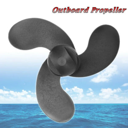 Quality Outboard Propeller, Made of High Strength Nylon, Suitable for Tohatsu3 5HP/Nissan2 5, 3 5HP/Mercury3 5HP Marine Boat