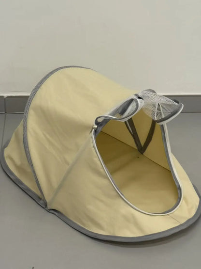 Pet Tent Portable Outdoor Camping Sun Protection Shelter for Puppy Kitten Small Animals Foldable Breathable Mesh House Travel