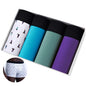 4pcs Cotton Boxer Shorts Soft Men's Panties BONITOS Letter Waistband Men Underpants Boxer Briefs Sexy Underwear for Man Boxers