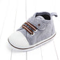 Infant Babies Boys Girls Shoes Soft Sole Canvas Solid Footwear For Newborns Toddler Crib Moccasins Letter Print Anti-Slip Shoes