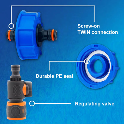 Water Tank Filling Adapter For Motorhome Caravan With Quick Coupling Base Control Set For Fuel Cap IG60 Coarse Thread Tools