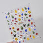 Luxury 5D Floral Nail Art Stickers Gold Silver Chinese Style Metal Frame Shiny Crystal Rhinestone Self Adhesive Manicure Decal