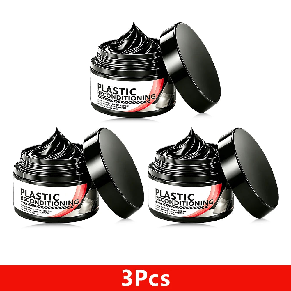 Car Leather Repair Kit Plastic Restoring Care Agent Scratch Fade Fix for seats steering wheels dashboards bumpers fenders