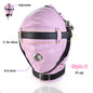 Erotic Fetish Costumes of Leather Bdsm Bondage Hood Mask with Mouth Hole for Couples Adults Slave Rolplay Flirting Games