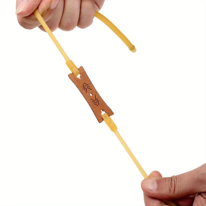 2pcs Slingshot Card Bead Rubber Band Slingshot Replaces Elastic Rubber Band, Round Rubber Band and Slingshot Accessories
