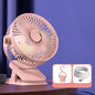Stroller Fan for Baby Stroller Cart Hanging Fan Clip Mini Fan USB Quiet Electric Clip Fan Home 3 Speed Desktop Small Cooling Fan