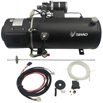 SIHAO 5KW 16.3KW Liquid Fuel Parking Heater Vehicle Auxiliary Heater Engine Startup Cabin Heating Windshield Anti-Frost Unit