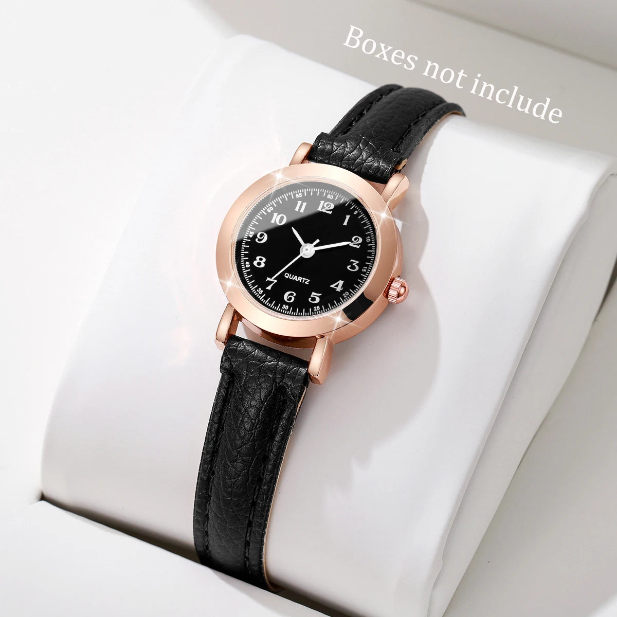 Fashion Small Dial Women Watches Ladies Leather Band Analog Quartz Wristwatch Girls Clock（Without Box）