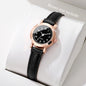 Fashion Small Dial Women Watches Ladies Leather Band Analog Quartz Wristwatch Girls Clock（Without Box）