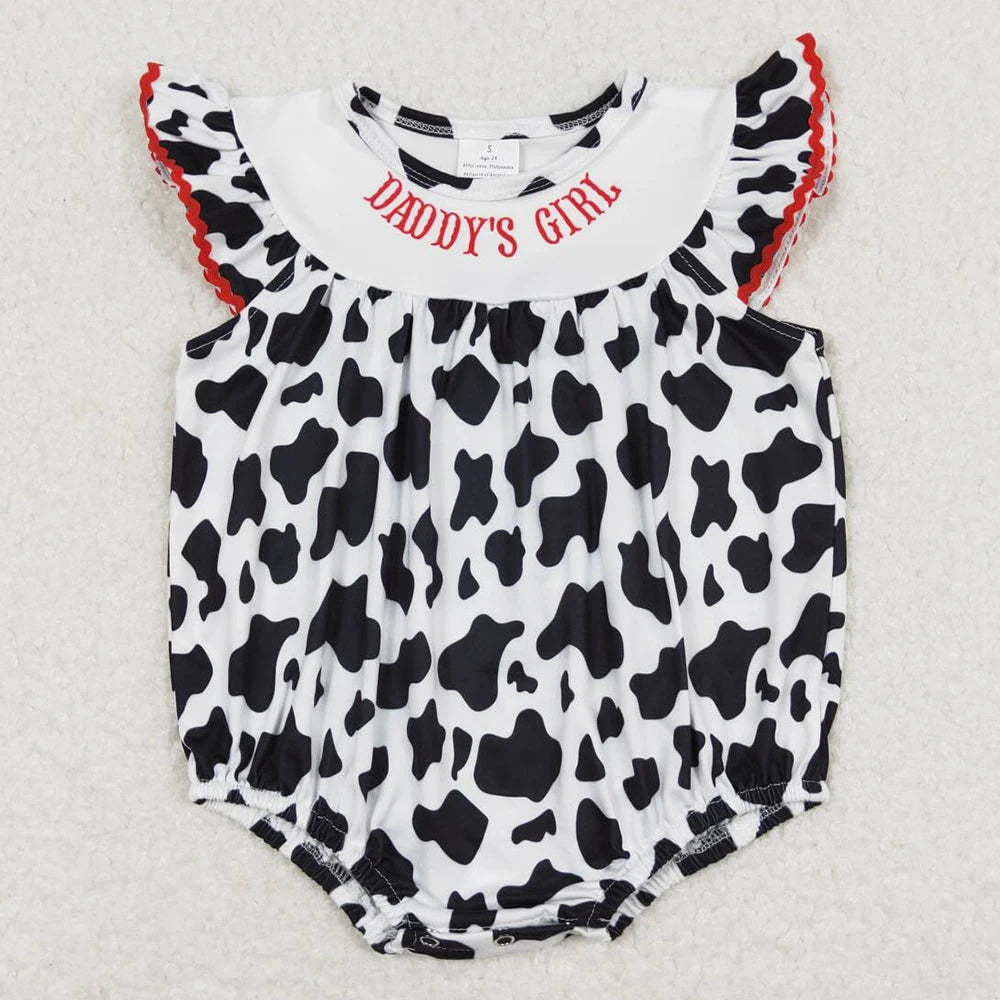 New Fashion Baby Infant Girls Rompers Bow Pink Flutter Sleeve Rompers Boutique Toddler Girls Bubble Rompers Onesie Wholesale Hot