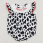 New Fashion Baby Infant Girls Rompers Bow Pink Flutter Sleeve Rompers Boutique Toddler Girls Bubble Rompers Onesie Wholesale Hot