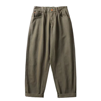 Japanese Streetwear High Quality Cargo Pants For Men Clothing Harajuku Casual Straight-Leg Trousers Korean Fashion Baggy Pants