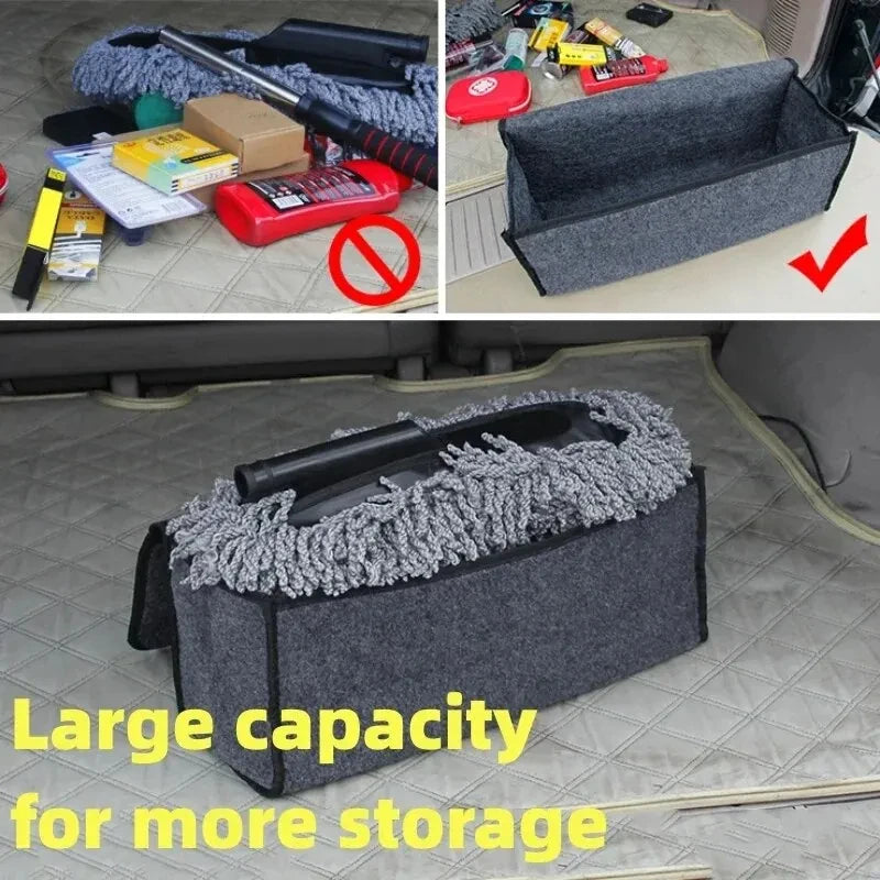1 Fabric Pack Car Trunk Organizer Foldable ergonomic handle for SUVs/sedans/trucks durable fabric