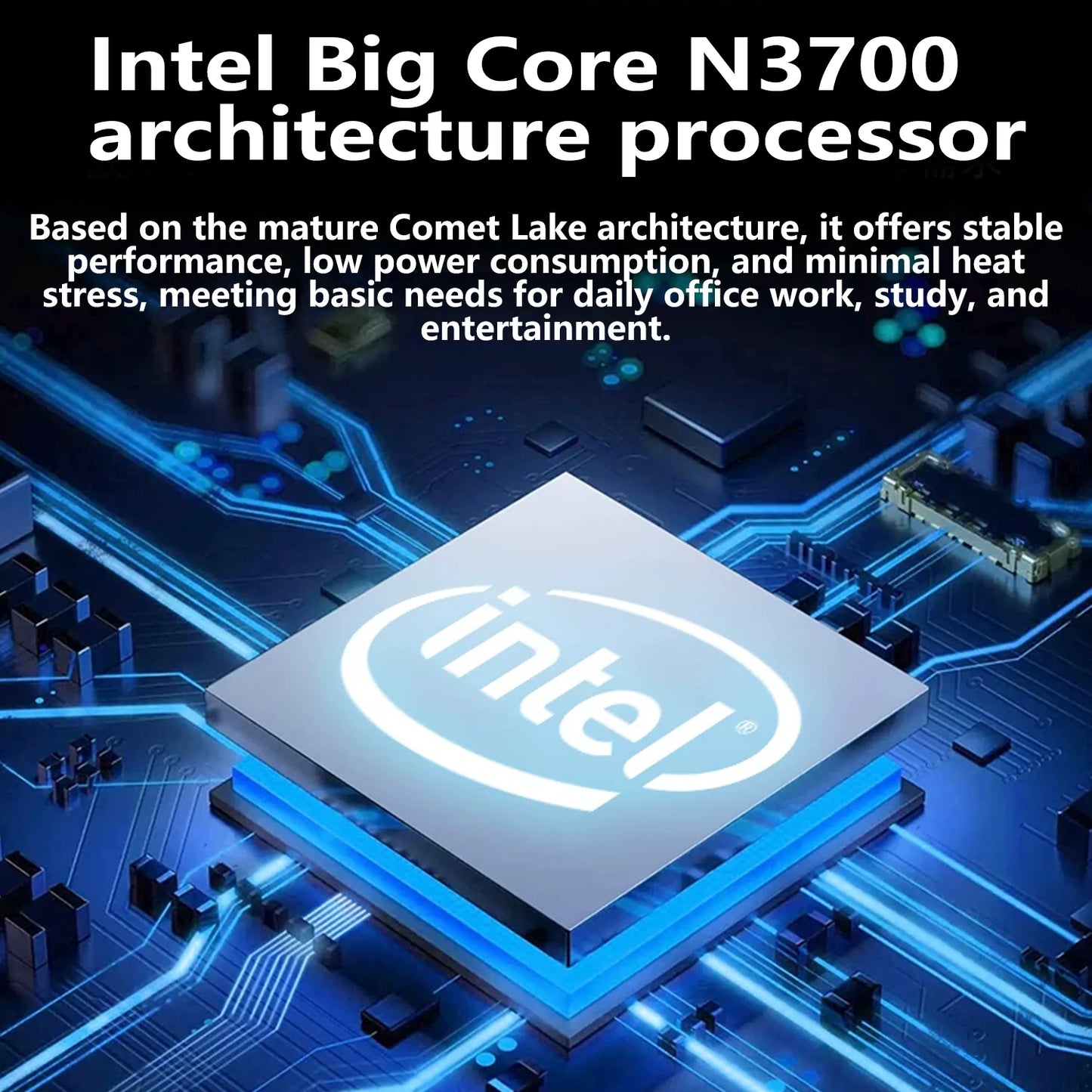LENO Laptop 14.1" Windows 11 16GB RAM 2TB SSD Intel N3700 Ultra Slim Notebook Gamer 1080P  Display Office Study Computer PC
