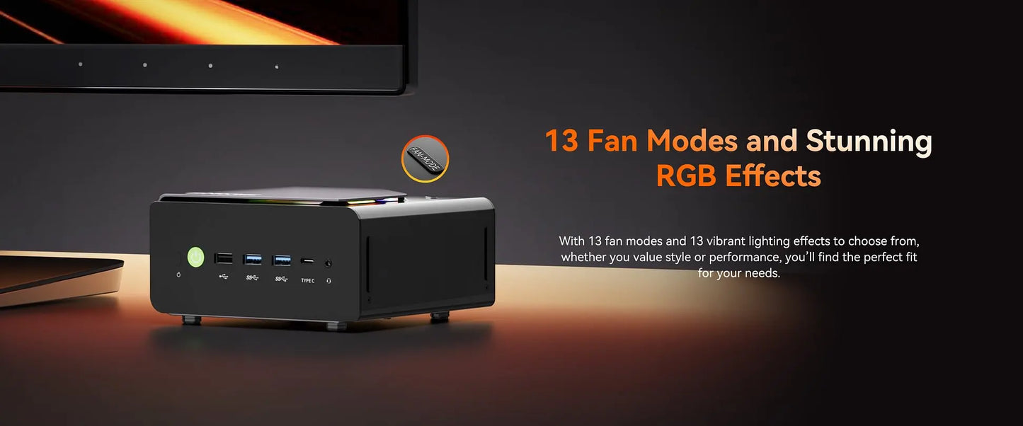 GMKtec K12 Mini PC AMD Ryzen7 H 255 (Upgraded 8745HS) Oculink Support DDR5 NO RAM NO ROM NO OS Desktop Computer Gaming PC WIFI6E