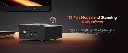 GMKtec K12 Mini PC AMD Ryzen7 H 255 (Upgraded 8745HS) Oculink Support DDR5 NO RAM NO ROM NO OS Desktop Computer Gaming PC WIFI6E