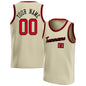 Fashion Cream Basketball Tank Tops Summer Trend Custom Name Team Name Men Women Sports Vest Casual Oversized Team Uniforms Tees