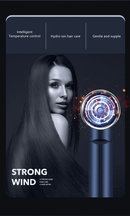 Hot Selling Professional Hair Dryer Negative Ion High Power Blue Light Foldable Electric Hair Dryer Salon Hair Tools Home