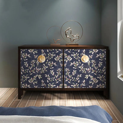 Floral Grey Peel and Stick Wallpaper Flower Self Adhesive Roll Waterproof Removable Contact Paper Furniture Table Renovate Decor