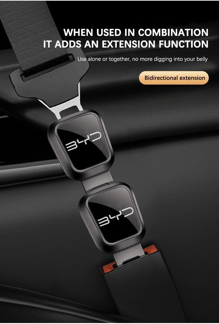Car Vehicle Seat Belt Buckle Seatbelt Lock Buckle Plug Seat Belt Extender For BYD Atto 3 Song Qin Han Tang F3 Dmi Yuan Song Plus
