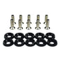 10 PCS M6 Car Modified Fasteners Fender Washer Bumper Engine Concave Screws Fender Washer License Plate Bolts Car Styling Gasket