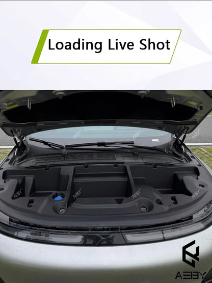 Car Front trunk storage box For Xpeng G6 2023-2026 Large-Capacity Motivation cabin Storage Box Modification Auto Accessories
