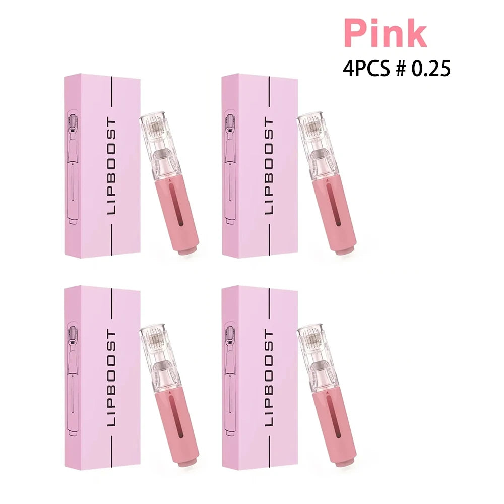 1/2/4/6pcs Derma Roller 0.2mm 105pcs Titanium Needle Lip BOOSTER Microneedle Dermaroller Face Massage Lip Beard Beauty Skin Care