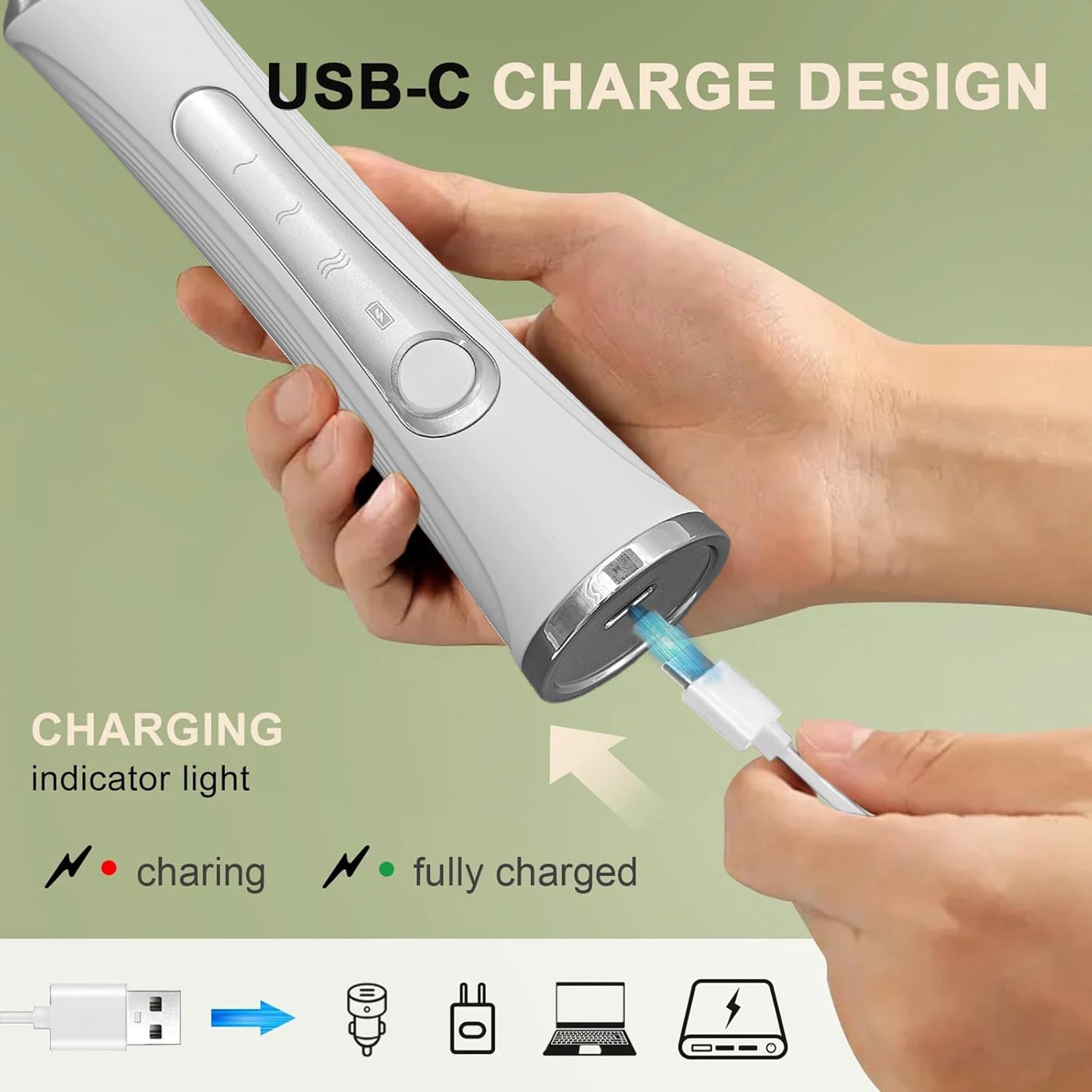 Milk Frother Rechargeable Handheld 3 Speed With Stand Electric Foam Maker, Drink Mixer Cappuccino Matcha Housewarming Gift Idea