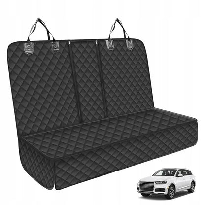 Dog Car Seat Cover, Pet Travel Carrier Mattress, Dog Car Seat Protector with Center Seat Armrest for Car Back Seat Incl Side Protection, Dog Car Blanket, Back Seat Protection