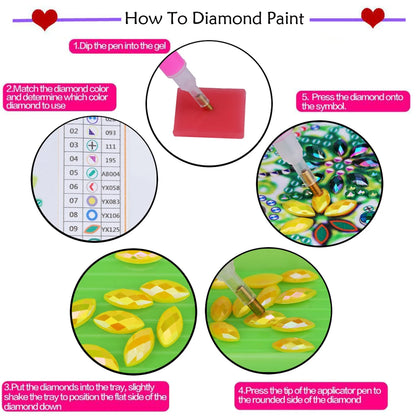 1pc/Set DIY Butterfly Diamond Art Hanging Storage Bags Canvas Crystal Rhinestone Cats Diamond Painting Storage Bags for Hanging