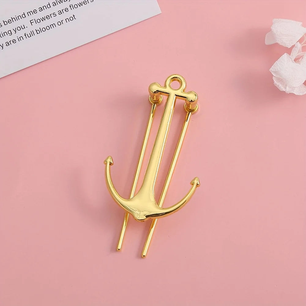 1 Piece Stylish Anchor Metal Bookmark - Durable Reader Page Holder, Perfect Gift or Office Accessory, School Office Supplies