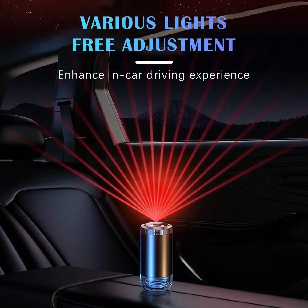 5 Modes Adjustable Smart Car Air Freshener Car Smell Air Freshener Automatic Car Scent Starry Sky Ceiling Ambient Light