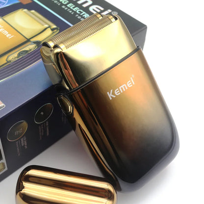 Kemei KM-TX10 Electric Shaver Hair Rechargeable Beard Foil Razor for Men Bald Head Shaving for Men Machine Hair Clippers for Men