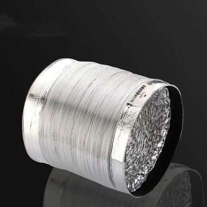 80-200mm Ventilator Pipe Aluminum Air Ventilation Hose for Bathroom Kitchen System Vent Exhaust Duct Tube Accessories