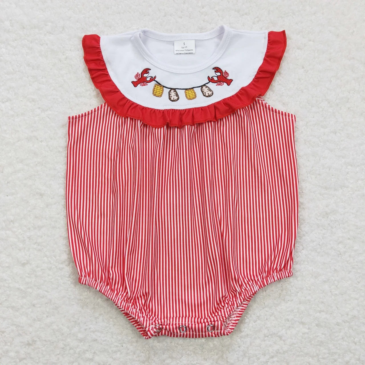 Wholesale Baby Girl Newborn Birthday Balloons Romper Bubble Embroidery Pink Plaid Bows Jumpsuit Kids Toddler Summer Clothes