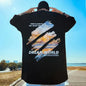 M-8XL 2026 NewPainting Print Round Neck Short Sleeve T-shirt for Men and Women Large Loose Casual Five Quarter Sleeved Top