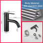 ULA G1/2 Basin Faucet Waterfall Bathroom Sink Faucet Hot Cold Water Mixer Tap Deck Mounted Bathroom Tap Crane Washbasin Tap