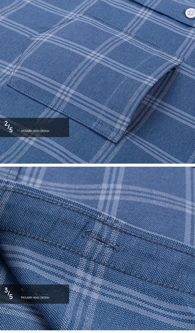 New In Shirt Oversize Long-Sleeve 100%Cotton Shirts for Men Slim Fit Formal Plain Shirt Plaid Casual Tops Designer Black Clothes