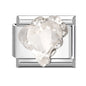 Zircon Pearl Heart Bow Candy Flower Butterfly Italian Charm Links Fit 9mm Stainless Steel Bracelet Personalized DIY Making Gifts