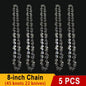 8 Inch Saw Bar 1/4"P Electric Saw 45 knots 22 knives Electric Chain Saw Guide Replacement Mini Steel Chainsaw Chains Garden Tool
