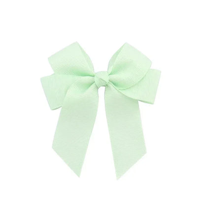 1pcs 3.6'' Solid Color Bowknot Hair Clips For Baby Girls Classic Bows Hairpins Cute Barrettes Headwear Kids Hair Accessories