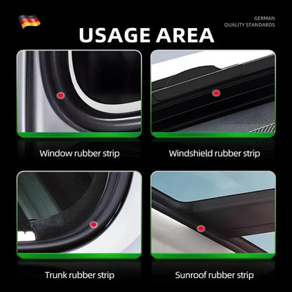 75ml Car Rubber Conditioner Rubber Strip Maintenance Agent Softening Agent Eliminates Noise Rubber Cleaner For Car SUV Vehicle