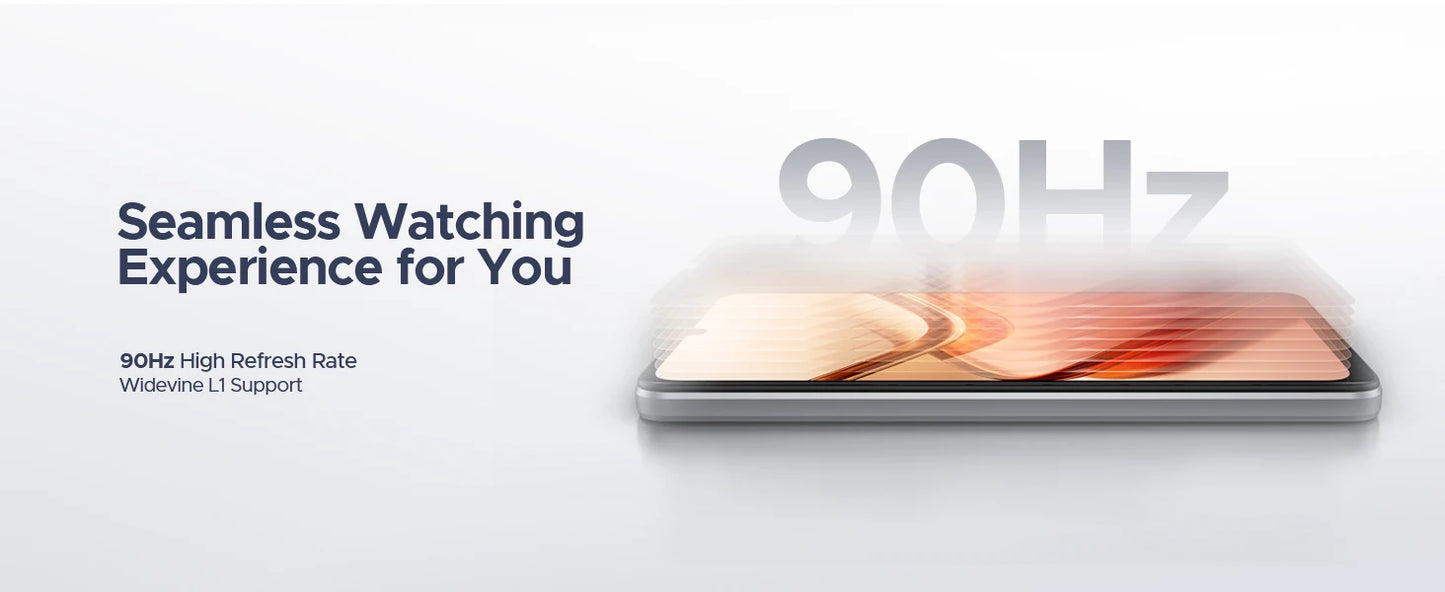 Global Version DOOGEE Note 58 Android 15 Smartphone 8GB RAM+128GB ROM 6.75" HD+ 90Hz IPS Screen 6250mAh Large battery NFC