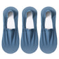 3Pairs Men Boat Socks Thin Breathable Soft Casual Summer Invisible Sock High Quality Solid Color Silicone Non-slip Low Cut Sox