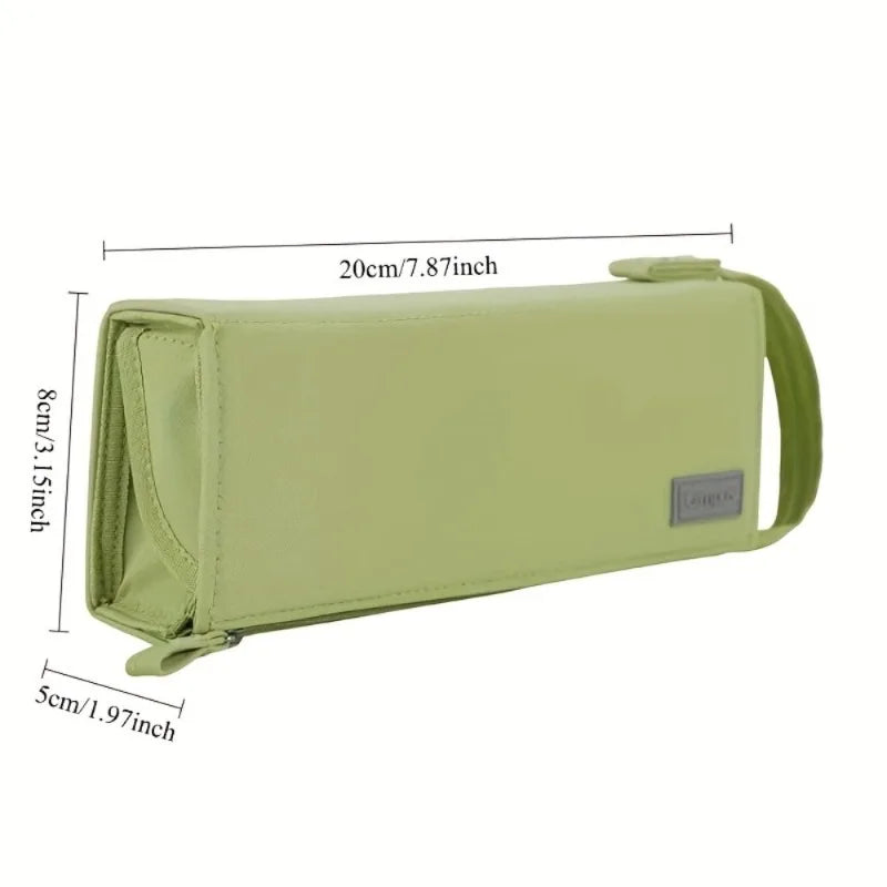 Mega Pencil Case! 20+ Slots & Mesh Pockets. Rigid Non-Bend + 90° Zipper. All-in-One for School/Travel