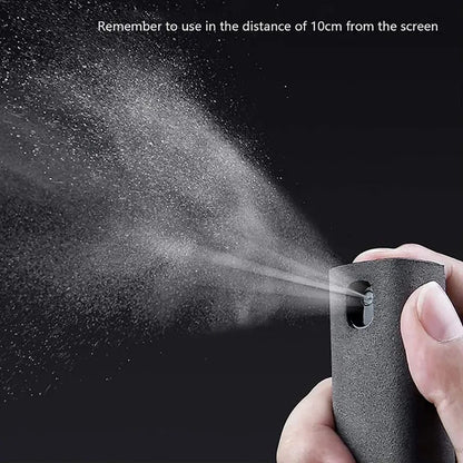 Microfiber Screen Cleaner Spray Bottle Mobile Phone Tablet Laptop Display Screen Cleaning Wipe Press Spray Bottle Without Liquid