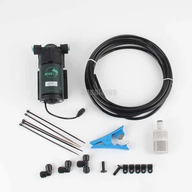 Reptile Fogger Silent Pump Misting Spray System Kit Rainforest Nebulizer Garden Irrigation Tools Terrarium Spraying Device