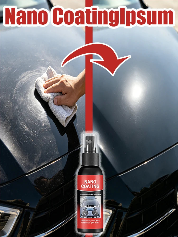 Multifunctional Car Paint Care Spray Protects Against Scratches Repairs And Enhances The Shine Coating Easy To Use